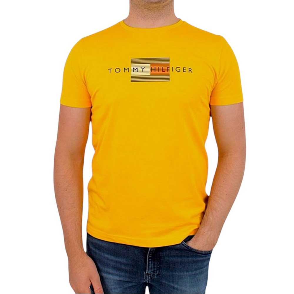 Men's Tommy Hilfiger Medium Yellow T-Shirt
